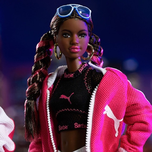 barbie puma doll black